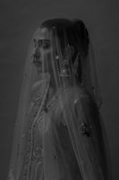 Peach Pink Chikankari Lorex Pishwas (3-Piece) - Image 8