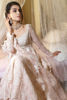 Pakistani Blush Pink Hand-Embroidered Cotton Net Pishwas (3-Piece) - Image 4