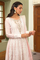Light Pink Embroidered Pishwas Dress (3-Piece) - Image 5