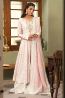 Light Pink Embroidered Pishwas Dress (3-Piece) - Image 7