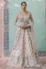 Pakistani Powder Pink Embellished Net Pishwas Dress (2-Piece) - Image 2