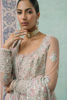 Pakistani Powder Pink Embellished Net Pishwas Dress (2-Piece) - Image 7