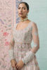 Pakistani Powder Pink Embellished Net Pishwas Dress (2-Piece) - Image 8