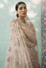 Pakistani Blush Pink Embroidered Net Pishwas Dress (2-Piece) - Image 4