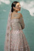 Pakistani Blush Pink Embroidered Net Pishwas Dress (2-Piece) - Image 6