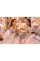 Pink Zardozi Net Pishwas Dress (2-Piece) - Image 13