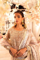 Pink Zardozi Net Pishwas Dress (2-Piece) - Image 6