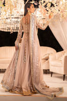 Pink Zardozi Net Pishwas Dress (2-Piece) - Image 8