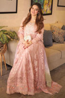 Chai Pink Zardozi Organza & Silk Pishwas (3-Piece) - Image 2