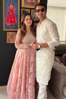 Chai Pink Zardozi Organza & Silk Pishwas (3-Piece) - Image 6