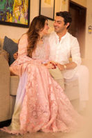 Chai Pink Zardozi Organza & Silk Pishwas (3-Piece) - Image 7