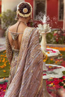 Blush Hand Block Printed Silk Pishwas (3-Piece) - Image 6