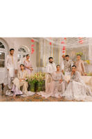 Soft Pink Embroidered Lamé Salwar Kameez (3-Piece) - Image 10