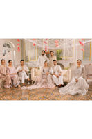 Soft Pink Embroidered Lamé Salwar Kameez (3-Piece) - Image 11