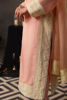 Peach Aari-Embroidered Organza Salwar Kameez (3-Piece) - Image 10