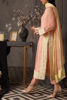 Peach Aari-Embroidered Organza Salwar Kameez (3-Piece) - Image 6