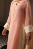 Peach Aari-Embroidered Organza Salwar Kameez (3-Piece) - Image 9