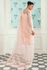 Pakistani Blush Pink Handworked Organza Kurta Set (3-Piece) - Image 2