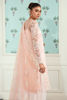 Pakistani Blush Pink Handworked Organza Kurta Set (3-Piece) - Image 3
