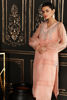 Peach Swarovski Embellished Organza Salwar Kameez (3-Piece) - Image 7
