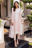 Dusty Pink Embroidered Silk Kurta Set (3-Piece) - Image 2