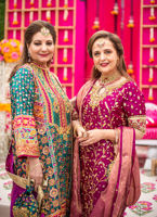 Magenta Zardozi & Gota Silk Salwar Kameez (3-Piece) - Image 5