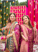 Magenta Zardozi & Gota Silk Salwar Kameez (3-Piece) - Image 6