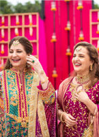 Magenta Zardozi & Gota Silk Salwar Kameez (3-Piece) - Image 8