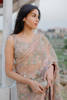 Powder Pink Zardozi Net Saree (2-Piece) - Image 12