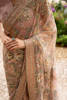 Powder Pink Zardozi Net Saree (2-Piece) - Image 4