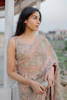 Powder Pink Zardozi Net Saree (2-Piece) - Image 8