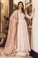 Pakistani Light Pink Chikankari Chiffon Pishwas (3-Piece) - Image 5