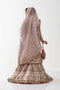 Pakistani Ice Pink Embroidered Net Sharara Set (3-Piece) - Image 15