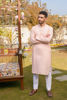 Peach Cotton Kurta Pajama Set (2-Piece) - Image 2