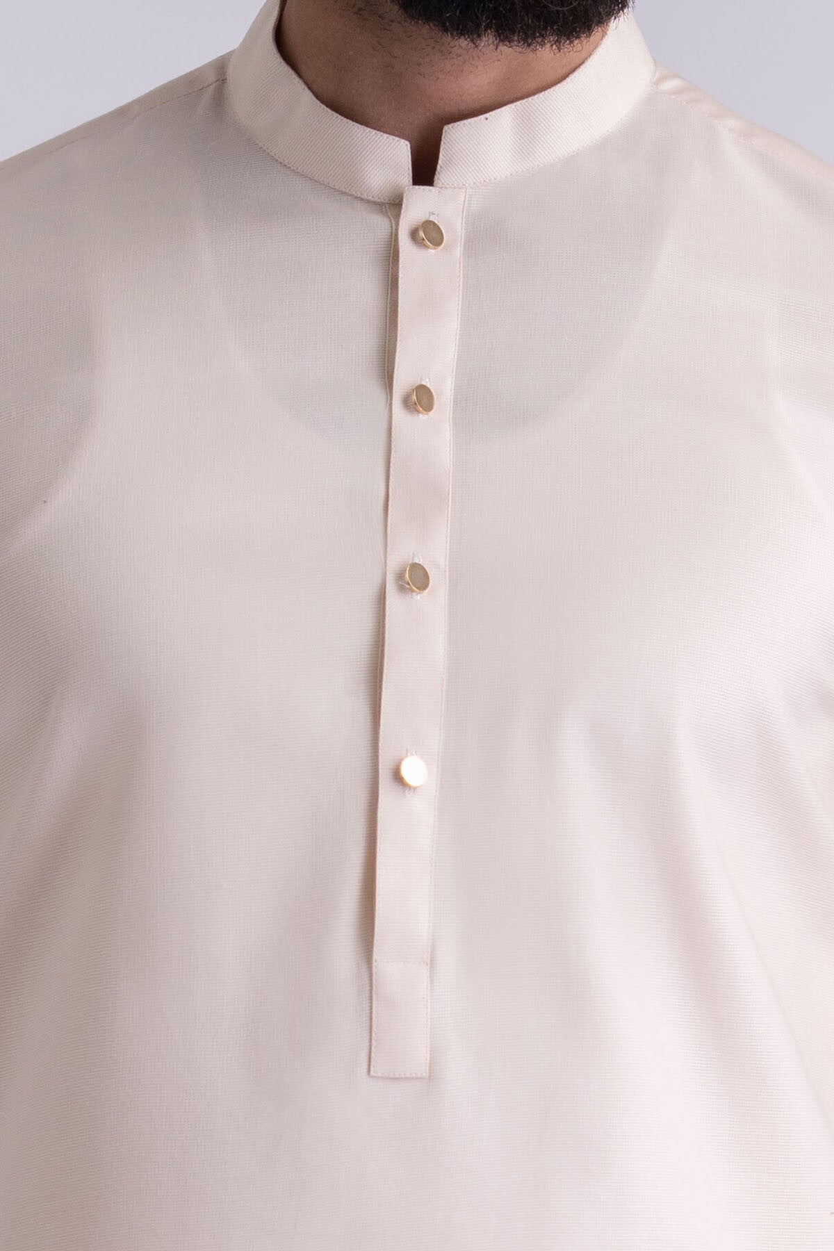 Light Pink Dobby Cotton Kurta Trouser (2-Piece) - Image 3