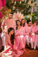 Taffy Pink Schiffli Cotton Kurta Pajama (2-Piece) - Image 3