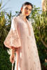 Pakistani Powder Pink Embellished Cotton Net Salwar Kameez (2-Piece) - Image 7