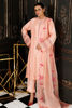 Pastel Pink Embroidered Self-Cotton Net Salwar Kameez (3-Piece) - Image 2