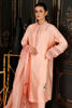 Pastel Pink Embroidered Self-Cotton Net Salwar Kameez (3-Piece) - Image 3