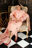 Pastel Pink Embroidered Self-Cotton Net Salwar Kameez (3-Piece) - Image 5