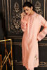 Pastel Pink Embroidered Self-Cotton Net Salwar Kameez (3-Piece) - Image 7