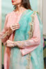 Pakistani Pastel Pink Swarovski Cotton Organza Salwar Kameez (3-Piece) - Image 3