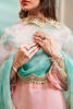 Pakistani Pastel Pink Swarovski Cotton Organza Salwar Kameez (3-Piece) - Image 5
