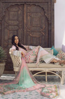 Powder Pink Digital Print Crepe Silk Salwar Kameez (3-Piece) - Image 5