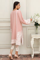 Blossom Pink Kashmiri Embroidered Georgette Salwar Kameez (2-Piece) - Image 5