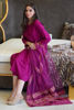 Pakistani Magenta Embroidered Khaddar Salwar Kameez (3-Piece) - Image 4