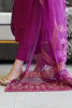 Pakistani Magenta Embroidered Khaddar Salwar Kameez (3-Piece) - Image 7
