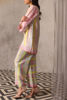 Pink Blue Yellow Printed Silk Co-ord Set (2-Piece) - Image 10