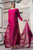 Magenta Swarovski Korean Raw Silk Salwar Kameez (3-Piece) - Image 5