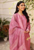 Pakistani Falsa Pink Embroidered Korean Silk Salwar Kameez (3-Piece) - Image 3